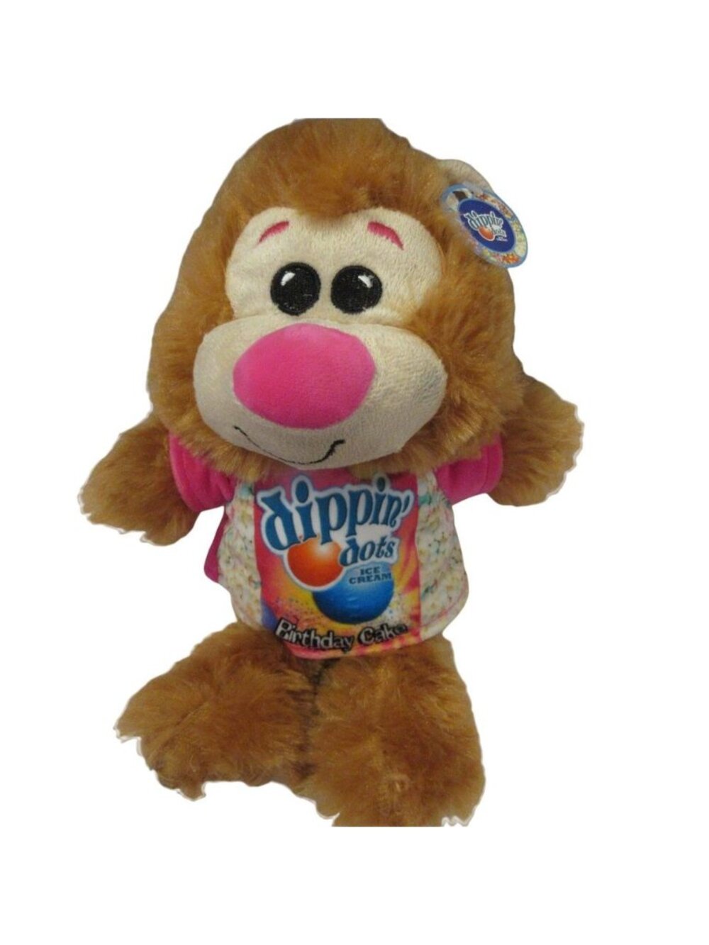 Dippin' Dots Birthday Cake Plush Bear NWT 11" tall